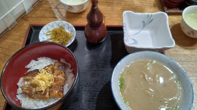 鯉ひろまつのミニうな丼ランチ